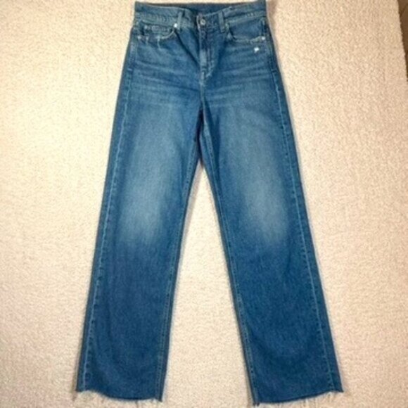 AYR Womens Wide Leg Jeans Secret Sauce Comfort Stretch Size 29 Boho Coastal Lux - Picture 1 of 13